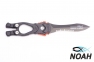 Нож SARGAN Сталкер-Стропорез Z1 с тефлоновым покрытием для подводной охоты 10