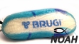 Тапочки для кораллов Brugi Blue неопреновые с силиконовой подошвой (Аквашузы) 4