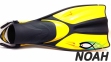 Ласты Verus Dive Expert Yellow с открытой пяткой для дайвинга 0