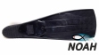 Ласты Marlin Flipper с закрытой пяткой для плавания, цвет черный 2