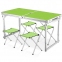 Стол туристический складной Easy LF Green (стол + 4 стула) 3