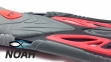 Ласты с открытой пяткой Zelart ZP-453 для плавания, цвет красный 3