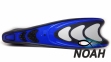 Ласты с закрытой пяткой Zelart ZP-432 для плавания, цвет синий 2