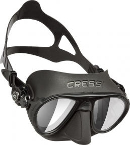 Маска Cressi Calibro HD, черная зеркальные стёкла