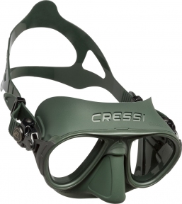 Маска Cressi Calibro для подводной охоты, зеленая
