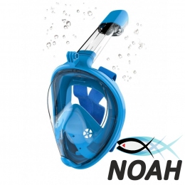 Полнолицевая маска Full Face Mask для снорклинга (цвет синий)