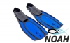 Ласты с закрытой пяткой Zelart ZP-443 для плавания, цвет синий