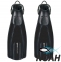 Ласты Mares Avanti Quattro + с открытой пяткой для плавания, цвет черный